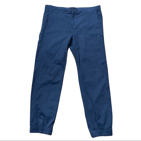 Mack Weldon Sunday Lounge Pants Mens 2XL XXL Blue Flannel Sweatpants Joggers EUC Pants